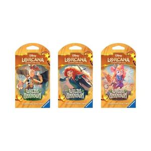 Коллекционные карточки Disney Lorcana: Wilds Unknown Sleeved Booster Pack (1 Pack)