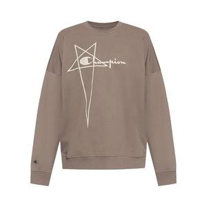 Круглые воротники Rick Owens x Champion Pullover Свитшот 'Dust'