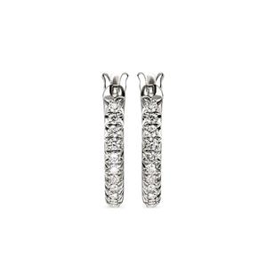 Серьги-кольца JH Essential с бриллиантами