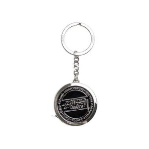 Брелоки и шнурки Stussy Measuring Tape Keychain 'Black'