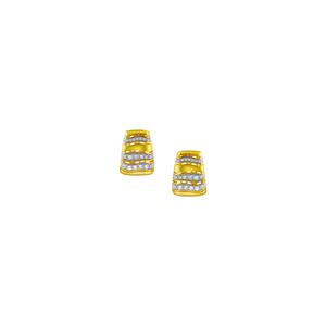 TOMEI Diamond Cut Collection Серьги, желтое золото 916/22K