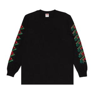 Футболка с длинным рукавом Supreme Strawberries Long-Sleeve Tee 'Black'