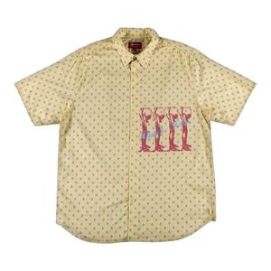 Рубашки на пуговицах Supreme x Butthole Surfers Short-Sleeve Shirt 'Light Yellow'
