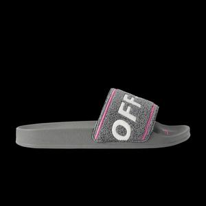 Слайды Off-White Towel Embroidery Slider 'Серый'