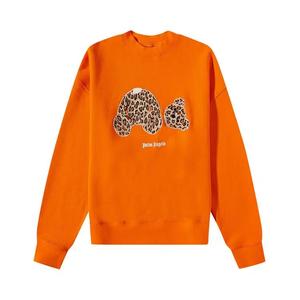 Круглые воротники Palm Angels PA Leopard Bear Crewneck «Orange/Brown»