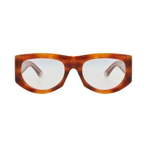 Солнцезащитные очки Gucci Cat Eye-Frame из переработанного ацетата «Havana/Transparent»