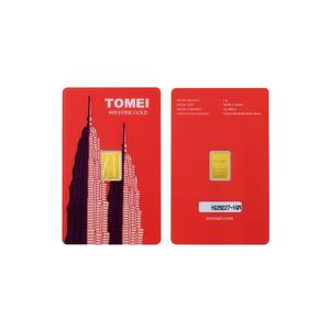 [TOMEI Exclusive] Золотой слиток KLCC Twin Towers | 1 грамм | Чистое золото 9999