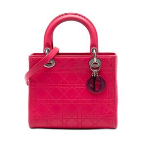 Сумка-сэтчел Ultra Matte Calfskin Cannage Embossed Lady Dior среднего размера (2013 год)