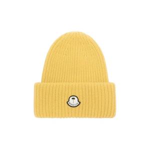 Бини Moncler x Palm Angels Tricot Beanie Hat «Yellow»