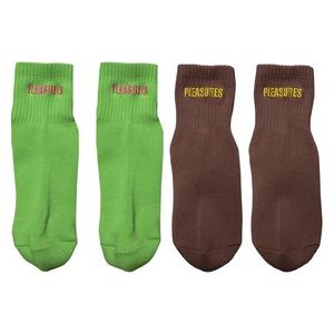 Носки и колготки Pleasures Socks (2 Pack) 'Green/Brown'