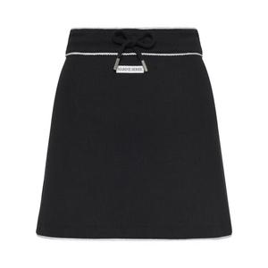 Юбки Marine Serre Cute 70's Mini Skirt 'Black'