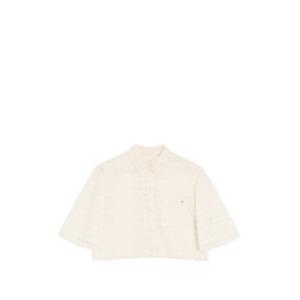 Рубашка micro cotton fleurs a jour