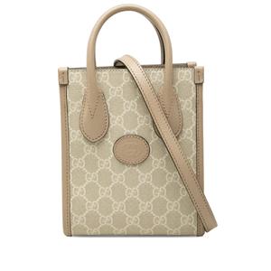 Сумка-сэтчел Mini с узором GG Supreme и логотипом Interlocking G (2016-2026 годы)