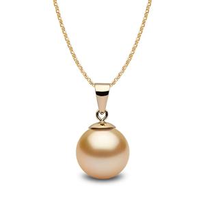 Колье Classic из желтого золота с жемчугом