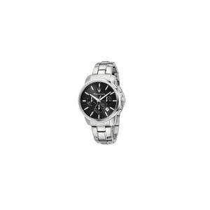 【2 года гарантии】Maserati Successo 42mm Черные кварцевые часы, минеральное стекло R8873621046