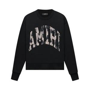 Свитшоты Amiri Collegiate Logo Crew 'Черный'