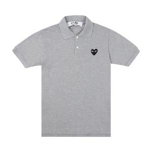 Поло Comme des Garçons PLAY Black Emblem Polo Shirt 'Серый'