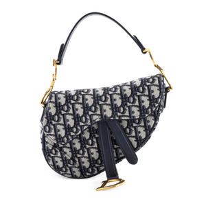 Плечевая сумка Saddle Handbag Oblique Canvas Mini