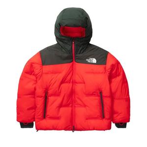 Пуховики The North Face x Undercover SOUKUU Cloud Down Nuptse 'Темный кедрово-зеленый/Высокий риск красный'