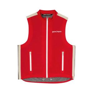 Жилеты Palm Angels Classic Logo Vest 'Красный/Офф-вайт'