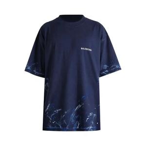 Футболки Balenciaga Medium Fit T-Shirt 'Темно-синий'