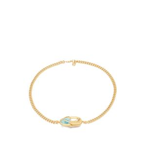 Колье Capsule Crystal с аквамарином