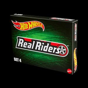 Игрушки и наборы игр Hot Wheels Rlc Exclusive Real Riders Wheels Set 4