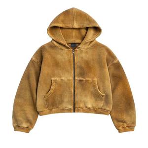 Кофты на молнии GV Gallery Waffle Thermal Zip Up 'Mustard'