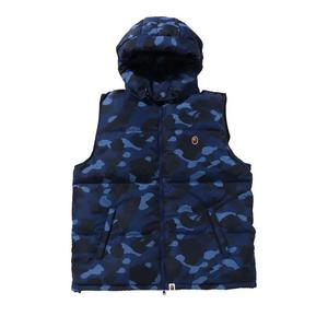 Жилеты BAPE Color Camo Down Vest «Темно-Синий»