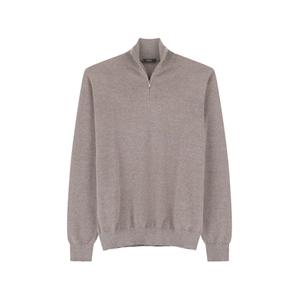 Джемпер из шерсти мериноса Cashwool® с воротником на молнии