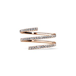 Кольцо-твирлер с кристаллами SWAROVSKI®-6