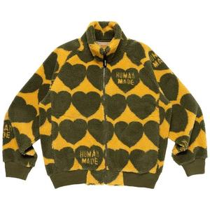 Дубленки Human Made Heart Fleece Jacket «Оливковый»