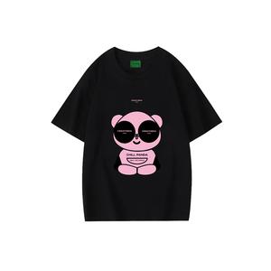 Футболка Chill Panda, черный/розовый