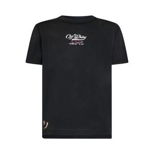 Футболки Off-White Wave Off Raw Slim Short-Sleeve Tee 'Black/White'