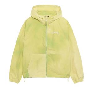 Толстовка Zip Ups Stussy Beach Shell Wave Dye 'Lime'