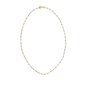 Колье Classic Gigi из желтого золота с бусинами