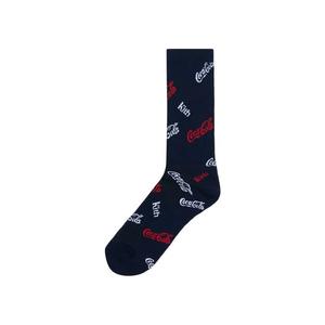 Носки и колготки Kith x Coca-Cola Logo Sock 'Navy'