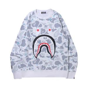 Свитеры BAPE Space Camo Shark Crewneck 'White'