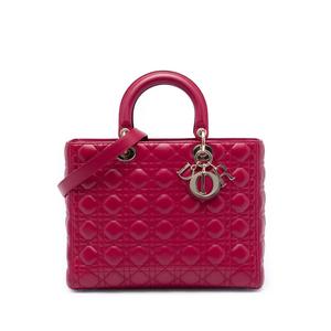 Большая сумка-сэтчел Cannage Lady Dior (2018 год)