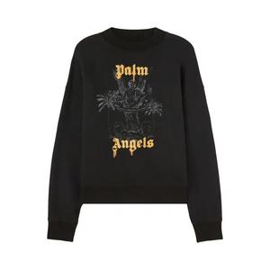 Крюнеки Palm Angels Palms Pencil Crew Sweatshirt 'Black/Light Orange'