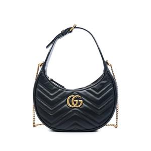 Сумка-сэтчел GG Marmont Matelasse Calfskin Half Moon Bag (2016-2026 годы)