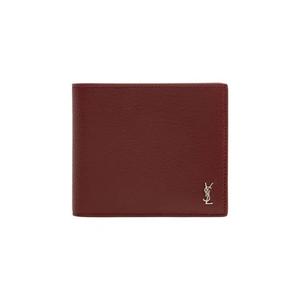 Кошельки Saint Laurent Leather Wallet 'Bordeaux'