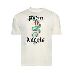 Футболки с коротким рукавом Palm Angels Ivy Pin Up Tee 'Слоновая кость'