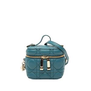 Сумка-сэтчел Micro Lambskin Cannage Lady Dior Vanity Case (2010-2026 годы)