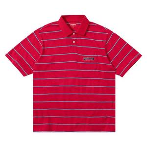 Polos Supreme x Thrasher Stripe Polo 'Красный'