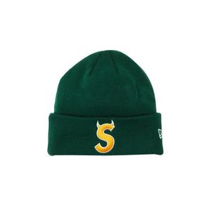 Шапки Supreme x New Era S Logo Beanie 'Dark Green'