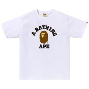 Топы BAPE College Tee 'Белый'