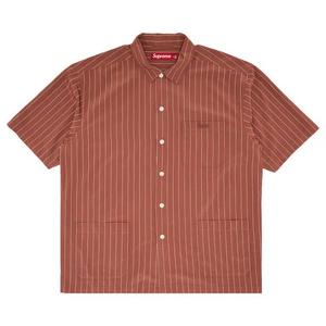Пижамы Supreme Stripe Short-Sleeve Pajama Shirt 'Brown'
