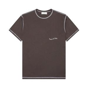 Топы Museum of Peace & Quiet Wordmark Reverse Stitched T-Shirt 'Коричневый'