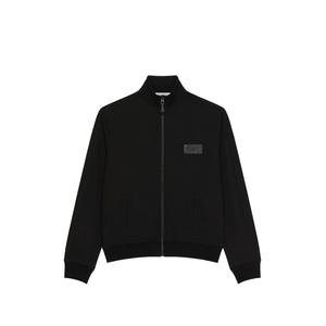 Толстовка на молнии из шерсти с патчем Givenchy Paris